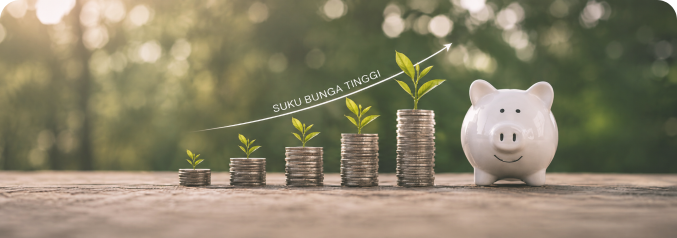 Deposito Upwise dengan suku bunga tinggi